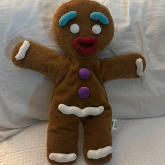 The Gingerbread Man from Shrek the Musical 2009 good condition hand puppet cute - Picture 4 of 11
